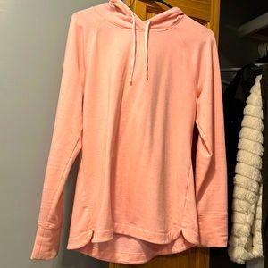 Coral colored hoodie